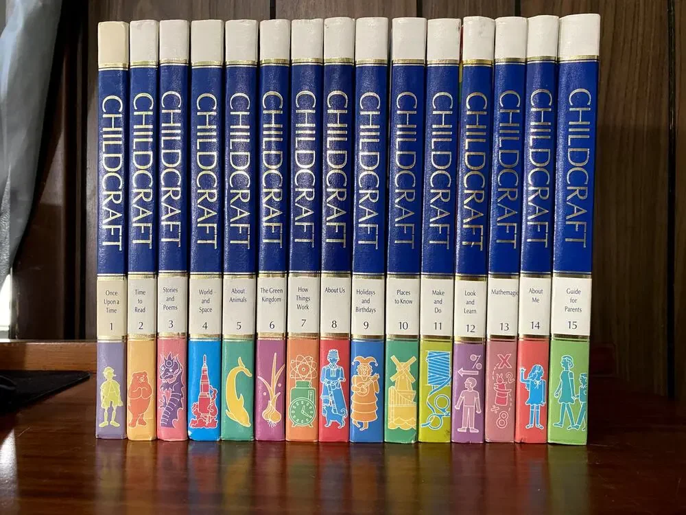 Vintage Childcraft Book Set Complete 1-15 How and Why Library 1980s Hardcover